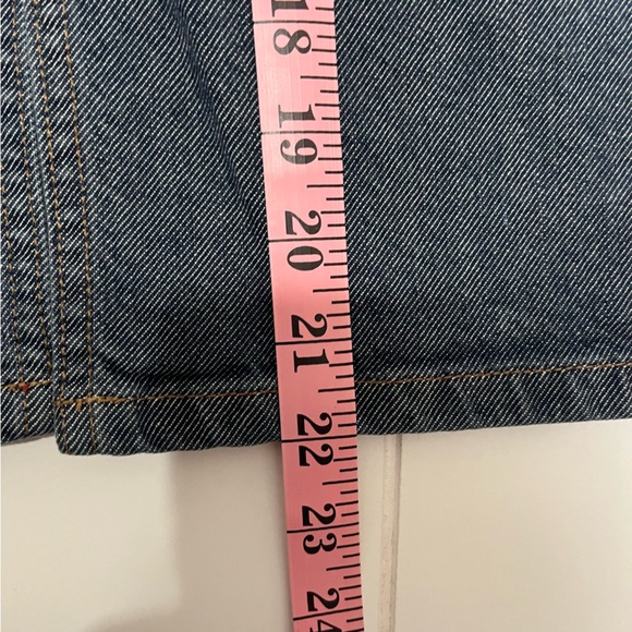 J. Crew Knee Length Denim Pencil Skirt Sz 4 - Picture 4 of 8